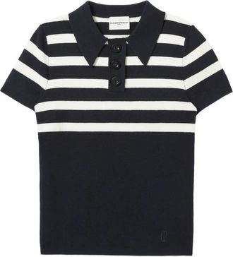 Claudie Pierlot Polo a righe - Blu