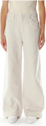 Citizens Of Humanity Payton Utility Trouser - Dames - Wijde Broeken - Wit - W28 - Katoen - Broeken