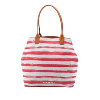 Burberry Pre-owned Tote Bags, female, Red, Size: ONE SIZE Pre-owned Vintage Tote Bag