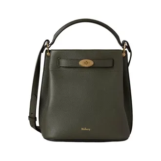 Mulberry Handbags, female, Green, Size: ONE SIZE Hh9390-205Q749 Small Classic Grain Bucket Bag