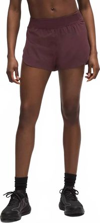 lululemon Fast And Free High-Rise Split Short In Goodnight Plum