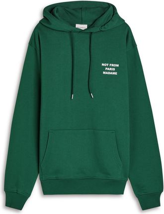 Drôle de Monsieur DRÔLE DE Monsieur Nfpm Hooded Cotton Sweatshirt - Dark Green - XL