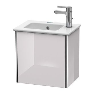 Duravit Duravit Xsquare Vanity Unidad De Pared 41,0 X 28,9 Cm, 1 Puerta, Colgado A La Izquierda, Para Lavabo Me Por Starck 072343, Color (frente/cuerpo): Laca