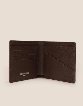 Oswin Hyde Mens Marylebone Brown Bifold Wallet