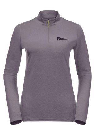Jack Wolfskin Stehkragenpullover JACK WOLFSKIN SKY THERMAL HZ W, Damen, Gr. XXL (48), lila (wild, blossom), Hauptmaterial: 100% Polyester, Pullover Stehkragenpullov
