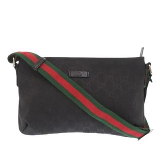 Gucci Pre-owned Cross Body Bags, female, Black, Size: ONE SIZE Pre-owned Vintage Crossbody Bag