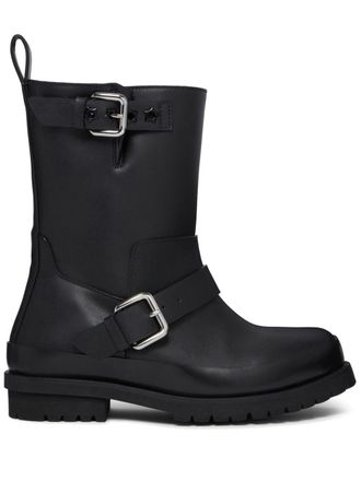 Stella McCartney Stivali Trace con fibbia - Nero
