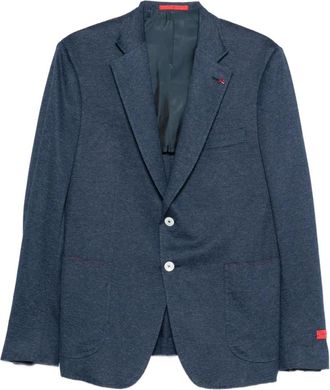 Isaia button blazer - Blue