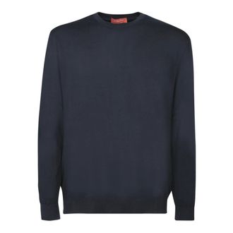 Daniele Fiesoli Heren, Truien, Blauw, Maat: XL Katoen