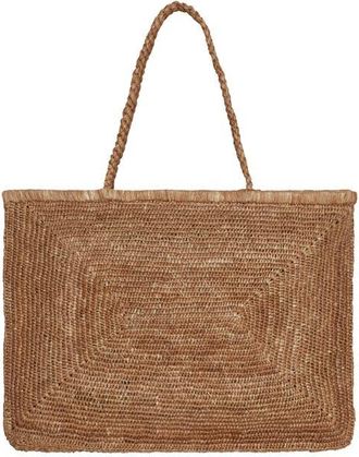 Vitamin A Amani Raffia Tote in Caramel at Nordstrom
