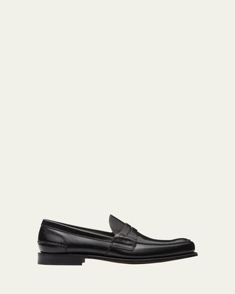 Churchs Mens Pembrey Bookbinder Fume Penny Loafers