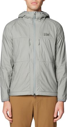 Mountain Hardwear Kor AirShell Warm Hoodie in Wet Stone at Nordstrom, Size Xx-Large