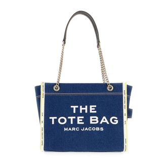Marc Jacobs Stijlvolle Schoudertas - Dames - Shoppers - Blauw - ONE Size - Katoen - Tassen