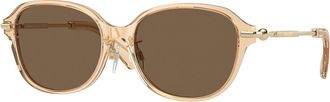 Burberry BE4429D Asian Fit 406373 Womens Sunglasses Brown Size 56