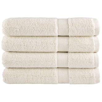 Berkfield Home Premium Towels SOLUND 4 pcs Cream 100x200 cm 600 gsm
