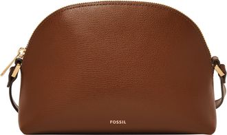 Fossil Womens Bri Leather Dome Crossbody