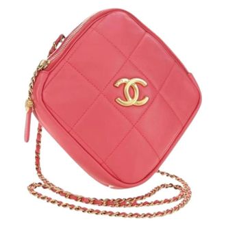 Chanel Pre-owned Shoulder Bag - Dames - Pre-owned - Roze - Maat: ONE Size Leer