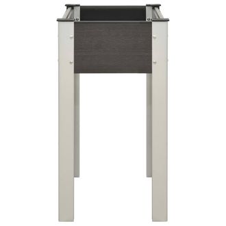 Berkfield Home Garden Raised Bed 75x40x75 cm WPC Grey | Size: 75 x 40 x 75 cm