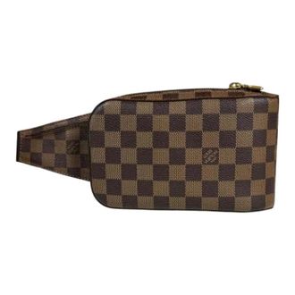 Louis Vuitton Pre-owned Belt Bags, male, Brown, Size: ONE SIZE Pre-owned Damier Canvas Fanny Pack