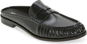 Jeffrey Campbell Goddard Penny Loafer Mule in Black at Nordstrom, Size 5.5