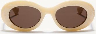 Valentino Oval Acetate Eyewear Wo