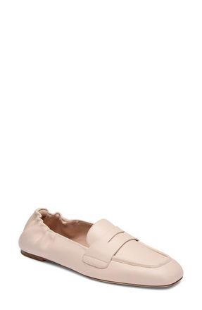 Stuart Weitzman Brynt Penny Loafer in Linen at Nordstrom, Size 9.5