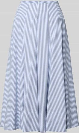 GANT Midirock mit seitlichen Eingrifftaschen in Hellblau, Gr&ouml;&szlig;e 34