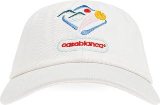 Casablanca Montagne Casa Way Logo Baseball Cap