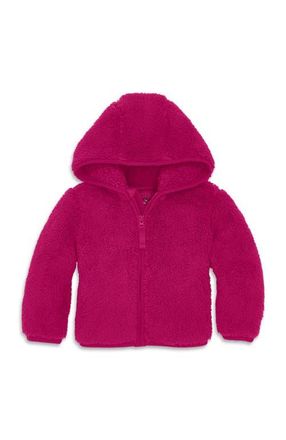 primary Baby Teddy Fleece Jacket in Raspberry at Nordstrom, Size 12-18M