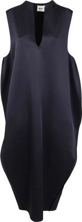 Khaite Elegante Witte Jurk - Dames - Casual kleedjes - Zwart - M - Katoen - Kleedjes
