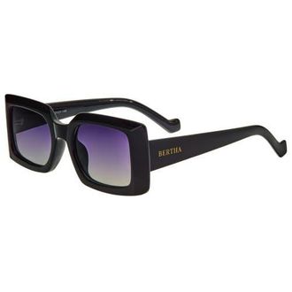 Bertha Sunglasses Miranda Polarized Sunglasses in Black/black at Nordstrom