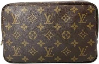 Louis Vuitton Pre-owned Clutches, female, Brown, Size: ONE SIZE Pre-owned Trousse Toilette 23