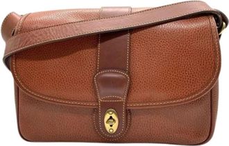 Coach Pre-owned Cross Body Bags, female, Brown, Size: ONE SIZE Pre-owned Leather Crossbody Bag