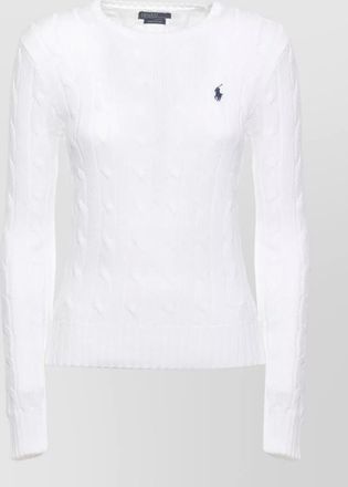 Ralph Lauren crew neck cable knit cotton sweater