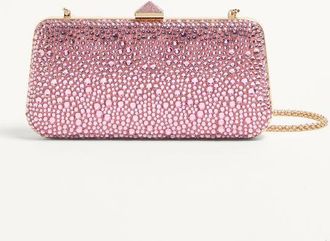 Valentino Garavani Minaudiere Carry Secrets Con Strass Donna ROSA CHIARO UNI
