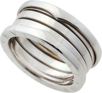 Bulgari White Gold White Gold (18K) Band Ring (Pre-Owned)