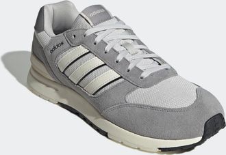 adidas Sneaker ADIDAS SPORTSWEAR RUN 80S, Herren, Gr. 42,5, greone, owei&szlig;, alumin, Leder, Synthetik, Textil, Schuhe Sneaker