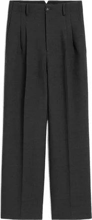 Ami High-waisted Carrot-fit Wool Trousers