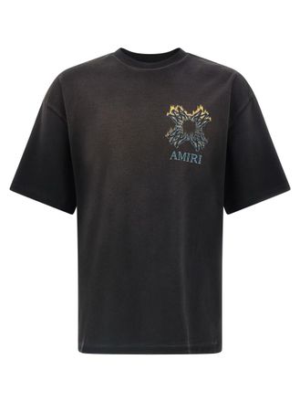 Amiri Black MA Quad Flames T-shirt