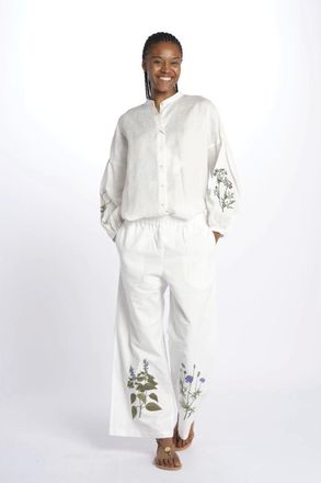 Max Mara Mujer, Pantalones, Blanco, Talla: M