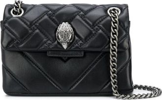 Kurt Geiger Shoreditch Schoudertas - Dames - Schoudertassen - Zwart - ONE Size - Leer - Tassen