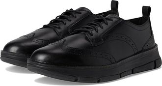Cole Haan Zerogrand Revel Wingtip Oxfords Womens Shoes Black/Black : 6.5 C - Wide, Leather