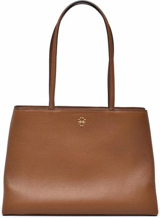 Tory Burch Tassen, Dames, Bruin, ONE Size, Leer, Britten Tote