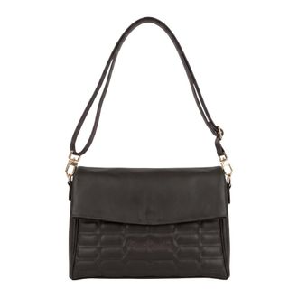 Pierre Cardin Schoudertas - Dames - Tassen - Bruin - Maat: ONE Size Leer