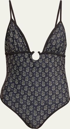 Johanna Ortiz Paisleys One-Piece Swimsuit