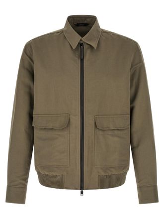 Brioni Mens Linen Cotton Blouson