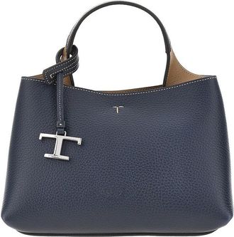 Tod's Grained leather micro shopping bag Woman One Size