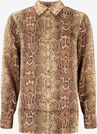 Zimmermann Satin-Hemd mit Tiermuster Hypnotic