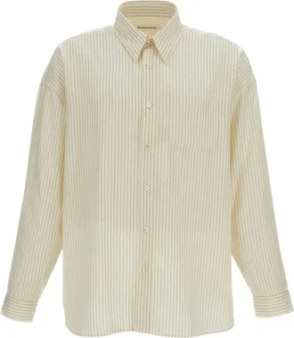 Sunflower Beige Relaxed Stripes Shirt