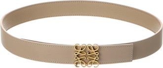 Loewe Dnu Inv Loewe Reversible Anagram Leather Belt